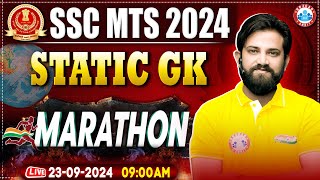 SSC MTS Static GK Marathon  SSC MTS Classes 2024  Static GK By Naveen Sir [upl. by Ynnob]