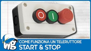 Teleruttore ad autoritenuta start stop per motori e banco sega fai da te [upl. by Yelyk]