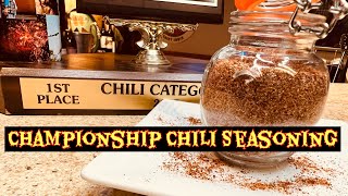 Championship Chili Seasoning Blend [upl. by Laband]