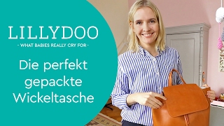 Die perfekt gepackte Wickeltasche  Tipps amp Tricks von LILLYDOO Hebamme Sissi Rasche [upl. by Ecydnak960]