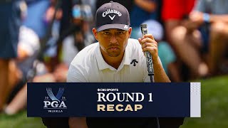 Xander Schauffele 9 LEADS PGA Championship after setting record I Round 1 Recap I CBS Sports [upl. by Neevan]