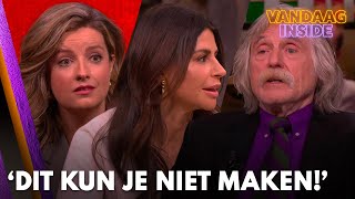 Olcay en Merel zijn het totaal oneens met Johan Dit kun je niet maken  VANDAAG INSIDE [upl. by Akimot]