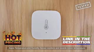 Aqara Temperature Humidity Sensor Zigbee Smart Air Pressure price review  Aliexpress [upl. by Tybi]