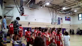 AMS Girls Basketball vs Ridgely Middle [upl. by Heinrik]