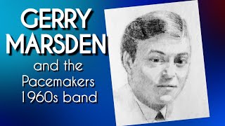 GERRY MARSDEN graphite pencil portrait The Pacemakers realistic [upl. by Aseyt177]