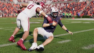 Arkansas vs Auburn  NCAA Football 921 Full Game Highlights College Football 25 Sim [upl. by Anuhsal964]