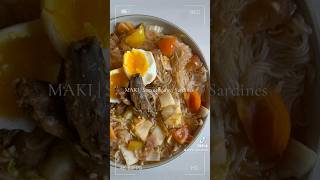 Sotanghon with Sardines sotanghonrecipe sotanghon [upl. by Ahsemal94]