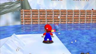 Super Mario 64  Snowman Land  Shell Shreddin for 8 Red Coins  80120 [upl. by Eelitan]