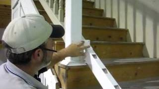 ASK SOUTHERN Part 2 of 3  How to Install a Stair Rail System [upl. by Sudaorb248]