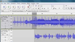 Getting started with Audacity Mixing multiple tracks [upl. by Prima]