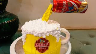 how to make anti gravity beer cake  easy way to make cakes and sell cakeshophubli cake beercake [upl. by Legim759]