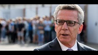 Bundesinnenminister Thomas de Maizière will Leistungen für Asylbewerber verringern [upl. by Halyak]