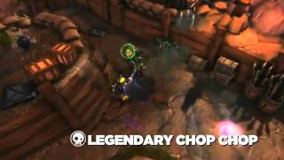 Skylanders Spyros Adventure  Legendary Chop Chop Preview Slice and Dice [upl. by Suedaht]