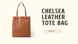 Chelsea Leather Tote Bag  Hands On [upl. by Haik60]