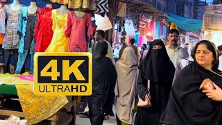 Explore and Capture The Quiet Side of City Life in The Lahore Streets of Pakistan 4K 60fps [upl. by Mendez]