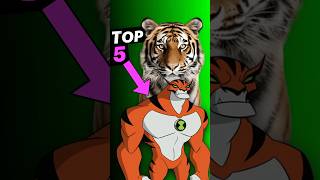 Top 5 Ben 10 Aliens Inspired by Animals [upl. by Epilef788]