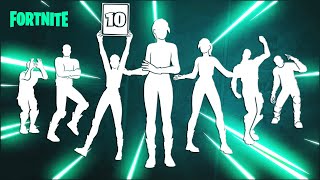 Top 25 Fortnite Dances With The Best Music [upl. by Etteneg]