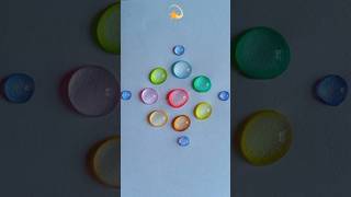 🔥Water drops fun😃entertainmentyoutubeshortsatisfyingarttrending colours😇 [upl. by Aihsetan370]