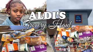 ALDI Grocery Haul  VLOGMAS Day 12 [upl. by Truda319]