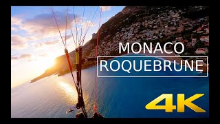 Monaco  Roquebrune 4K  Mon plus beau vol en Arak Air  2023 [upl. by Lunna]