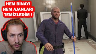 TEMİZLİKÇİ KILIĞINDA AJAN BİNASINA GİRMEK  GTA 5 17 BÖLÜM [upl. by Ainival809]