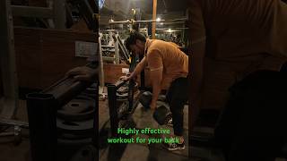 Highly effective workout for your back💯 shorts ytshorts shortsfeed [upl. by Metts]