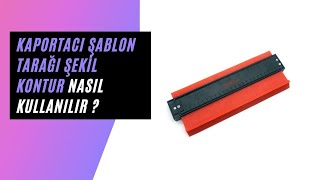 Kaportacı Şablon Tarağı Şekil Kontur Çevre Kalıplama MARANGOZLUK DERSLERİ [upl. by Ttenaej]