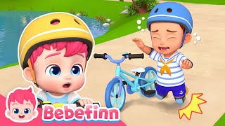 Bike Safety SongㅣEP146ㅣOutdoor Play for KidsㅣBebefinn Nursery Rhymes [upl. by Erreipnaej]