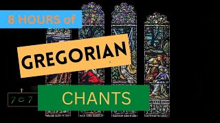 8 hours of relaxing sleep music with Gregorian chant [upl. by Kimmy]