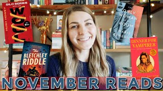 November Reading Wrap Up  historathon nonfiction november sci fi picture books graphic novels [upl. by Lladnek]