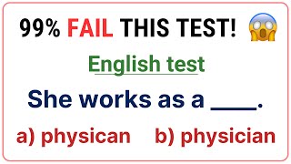 English Grammar Test 🌟 If you pass this test your English is fantastic [upl. by Newob]