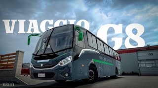 Marcopolo Viaggio G8 4x2 Para V151X  By Vinicius Vasp  ets2 [upl. by Onihc945]