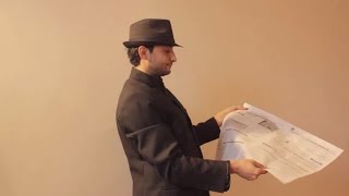 تعلم العاب الخفة 373 الجريدة الخارقة الجزء الاول  Newspaper magic trick revealed part 1 [upl. by Kappel]