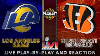 Super Bowl 56 Rams vs Bengals Live Play by Play amp Reaction [upl. by Llennor]