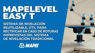 🔵 Mapelevel Easy T  Nivelador reutilizable con llave de regulación incluida [upl. by Sina]