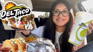 Trying DEL TACO for the FIRST TIME 🌮🌯🍟 [upl. by Annaer]