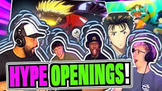 We Reacted to YOUR FAVORITE Hype Anime Openings Part 1 Tejidotcom [upl. by Ronoc]