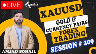 Live XAUUSD Gold and Currency Pairs Forex Trading Free Signals  Session  209  Forex Fever [upl. by Sylirama533]