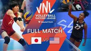 🇯🇵 JPN vs 🇺🇸 USA  Full Match  Women’s VNL 2019 [upl. by Kcirrej]