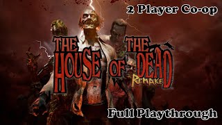 House of the Dead Remake  2 Player Coop ft phantomviolet117  Full Playthrough Gameplay PS5 [upl. by Wooster]