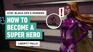 Call of Duty Black Ops 6 Zombies  How to Get the Super Hero Easter Egg in Liberty Falls [upl. by Yenolem]