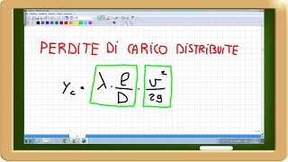 perdite di carico distribuite con esempi [upl. by Essyle74]