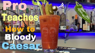 Professional Bartender Teaches How To Make A Bloody Caesar [upl. by Gearhart]