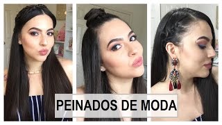 3 PEINADOS PARA CABELLO LARGO faciles y bonitos [upl. by Paloma829]