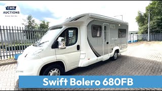 Swift Bolero 680FB  Motorhome Auction [upl. by Yrtua450]