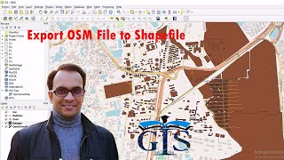 Export OSM File to Shapefile Course OpenStreetMap Lecture 24  OpenStreetMap Download  QGIS [upl. by Oidualc]