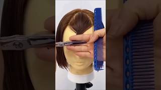 Curtain Bangs At Home 💇 haircut curtainbangtutorial haircutathome haircuttingvideo [upl. by Olympia]