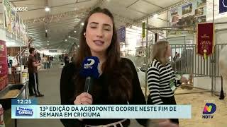 Agroponte 2024 maior feira de agronegócio de SC acontece neste fim de semana [upl. by Sigrid]