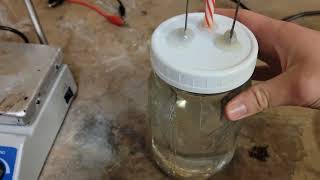 APCP propellant Perchlorate from salt part one Setting up for electrolysis [upl. by Obola]