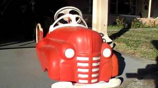 Vintage Pedal Car 1941Steelcraft Pontiac station wagon [upl. by Nnairak]